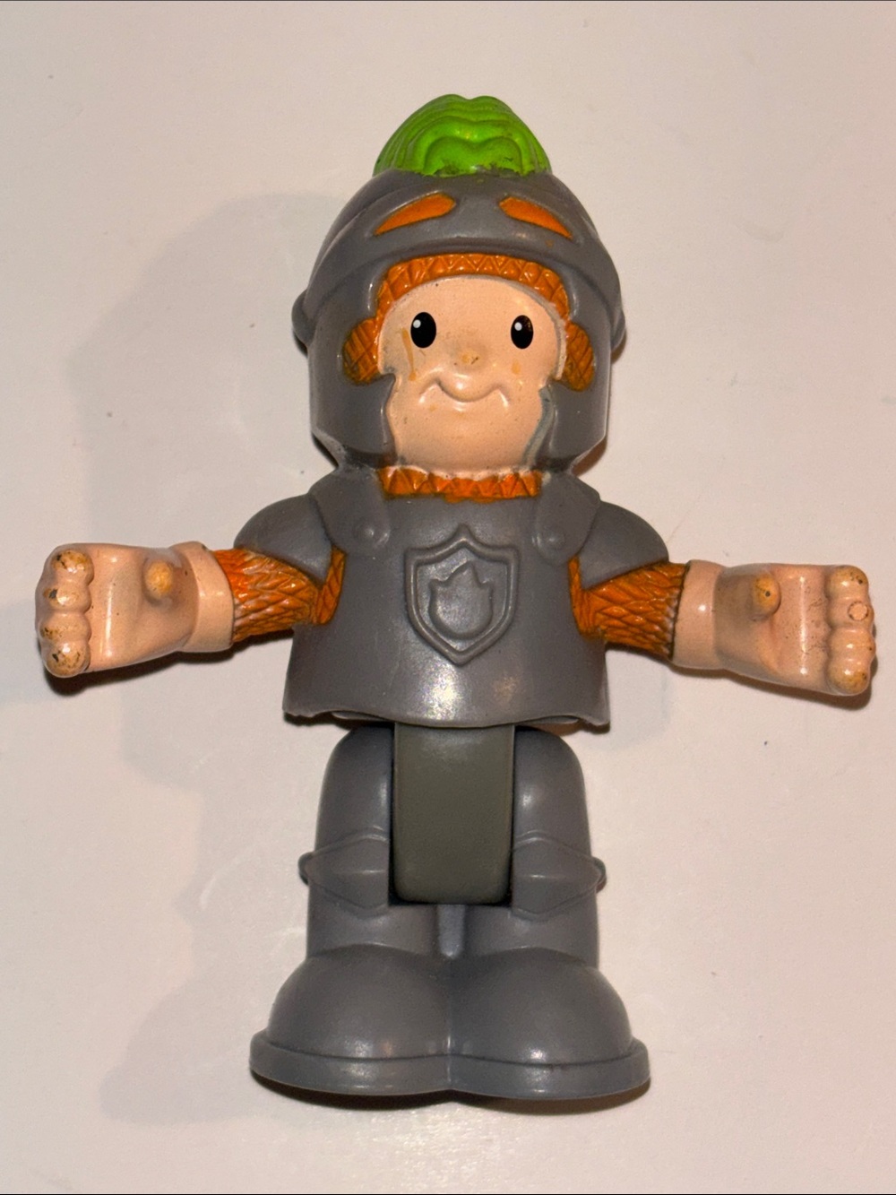 Fisher Price Little People Ethan Castle Knight Posable Jointed Action Fig. 3.5"H